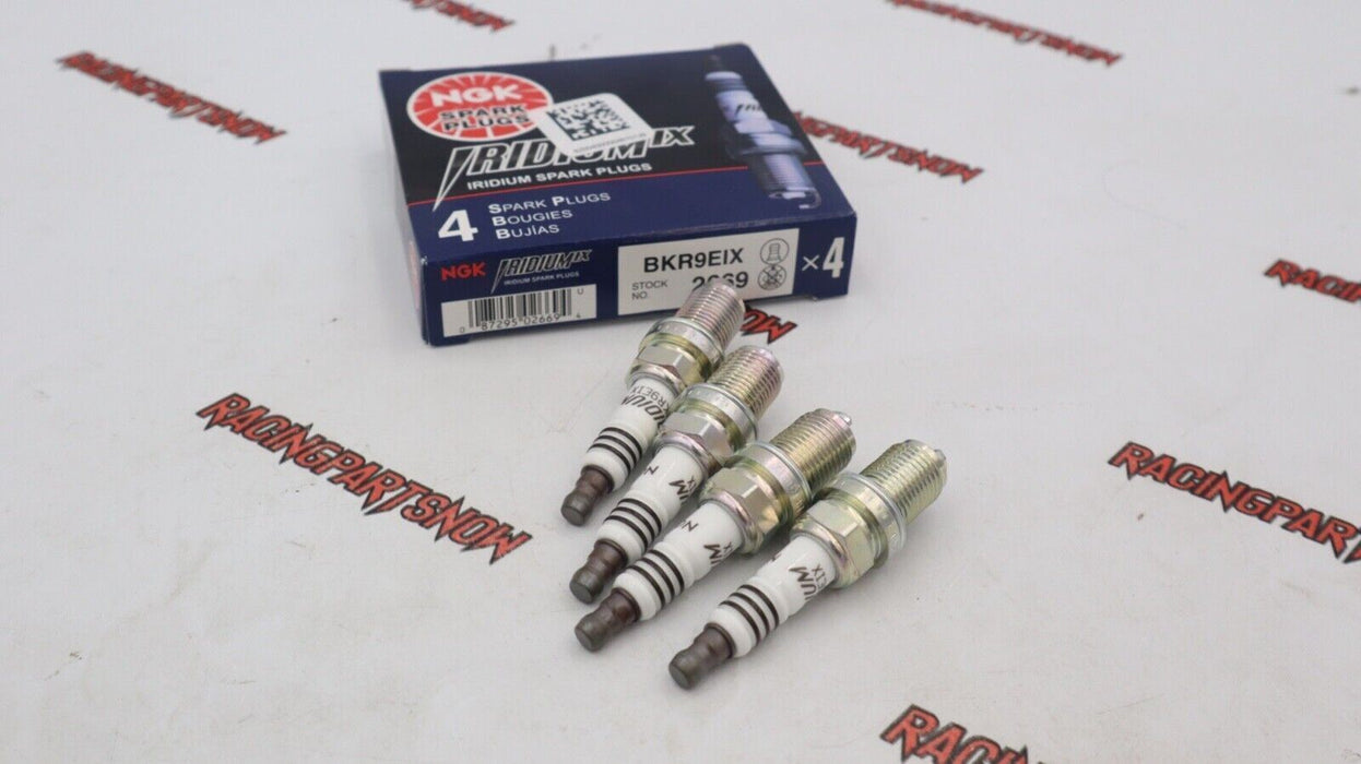 NGK Iridium Spark Plugs Set of 4 - BKR9EIX - K Series K20 K24 Turbo Plugs COP