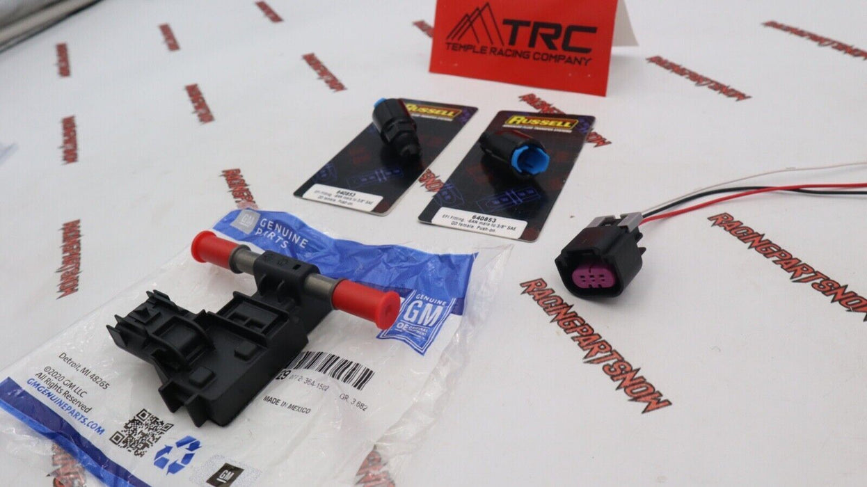 TRC Flex Fuel Ethanol Sensor Kit -6 AN FITTINGS Fits Haltech AEM ProEFI INFINITY