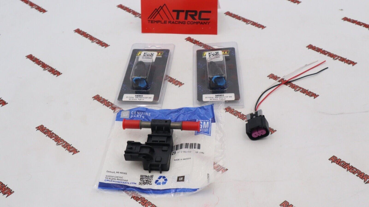 TRC Flex Fuel Ethanol Sensor Kit -6 AN FITTINGS Fits Haltech AEM ProEFI INFINITY