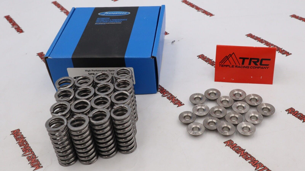 SUPERTECH VALVE SPRINGS & TRC TITANIUM RETAINERS  D16Z6 D16Z D16Y SOHC VTEC