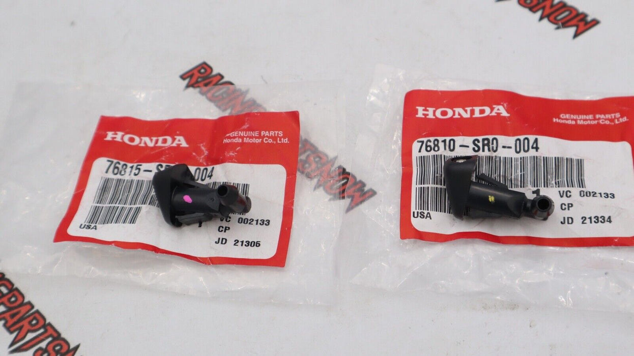 Genuine OEM Honda Windshield Washer Hood Nozzle Set 1990-1997 Civic CRX and More