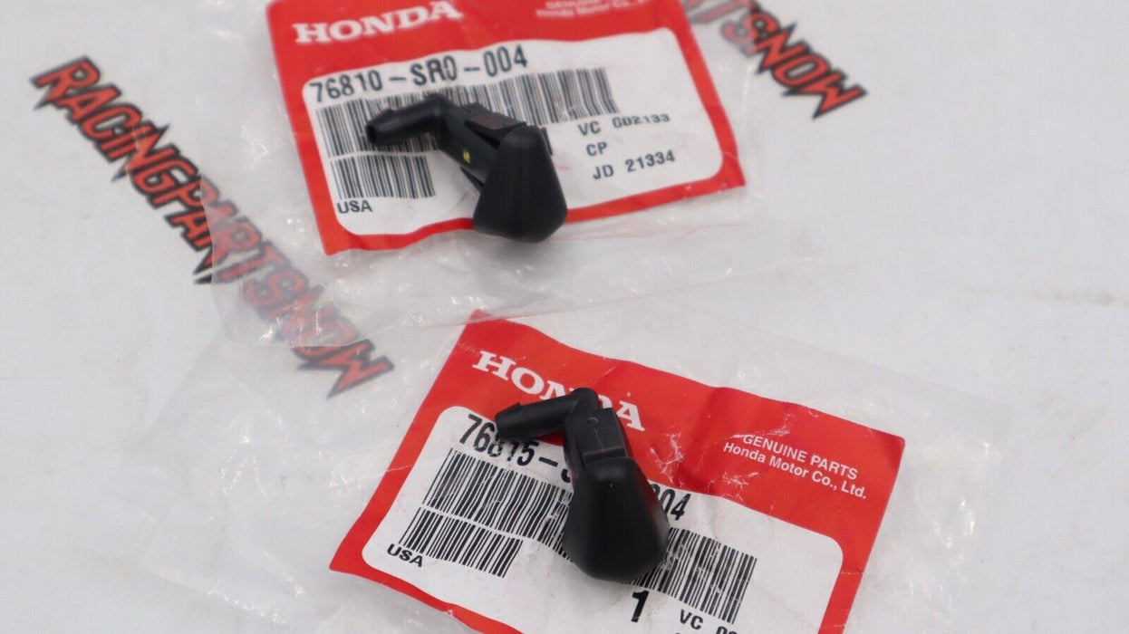 Genuine OEM Honda Windshield Washer Hood Nozzle Set 1990-1997 Civic CRX and More