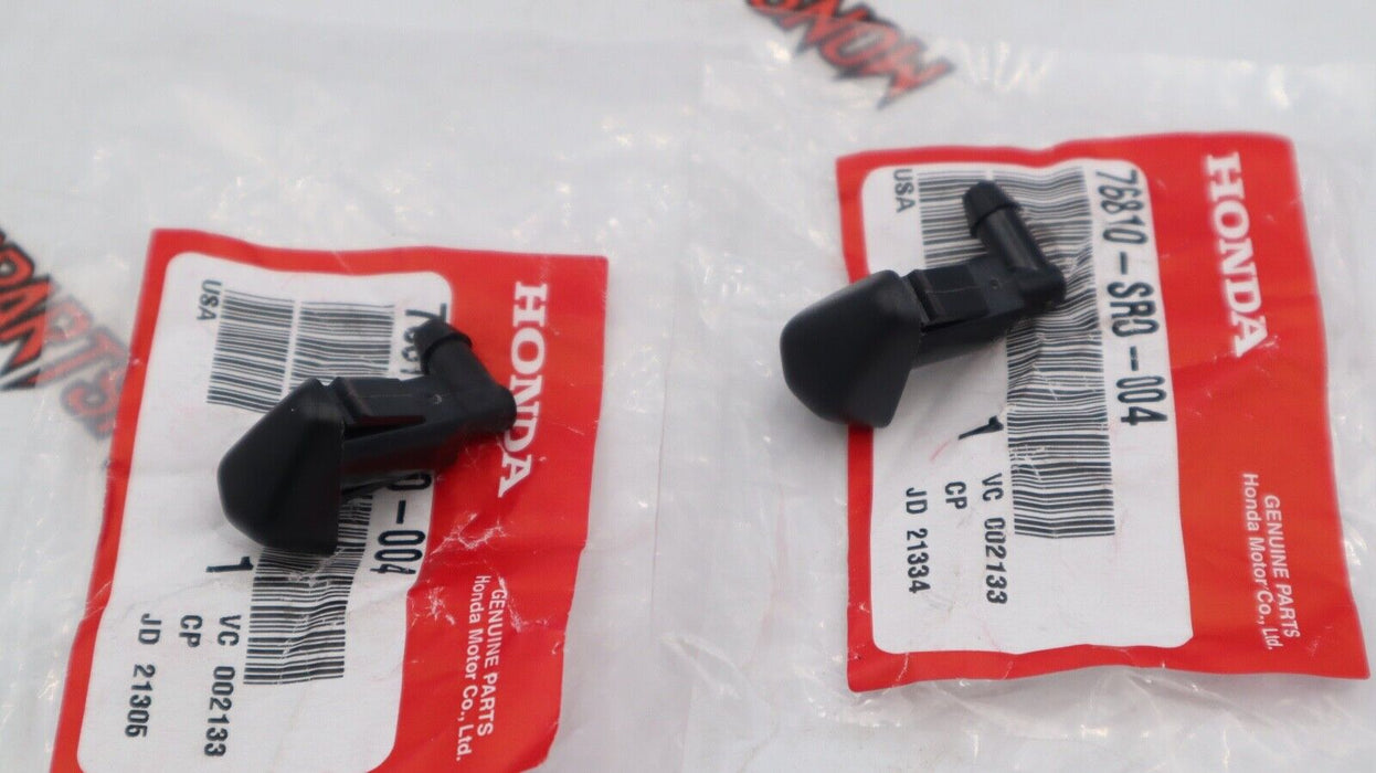 Genuine OEM Honda Windshield Washer Hood Nozzle Set 1990-1997 Civic CRX and More