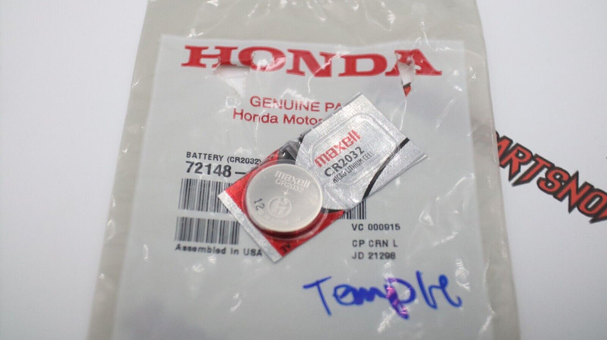 Genuine OEM Honda Smart Key Fob Battery / SMART  CR2032