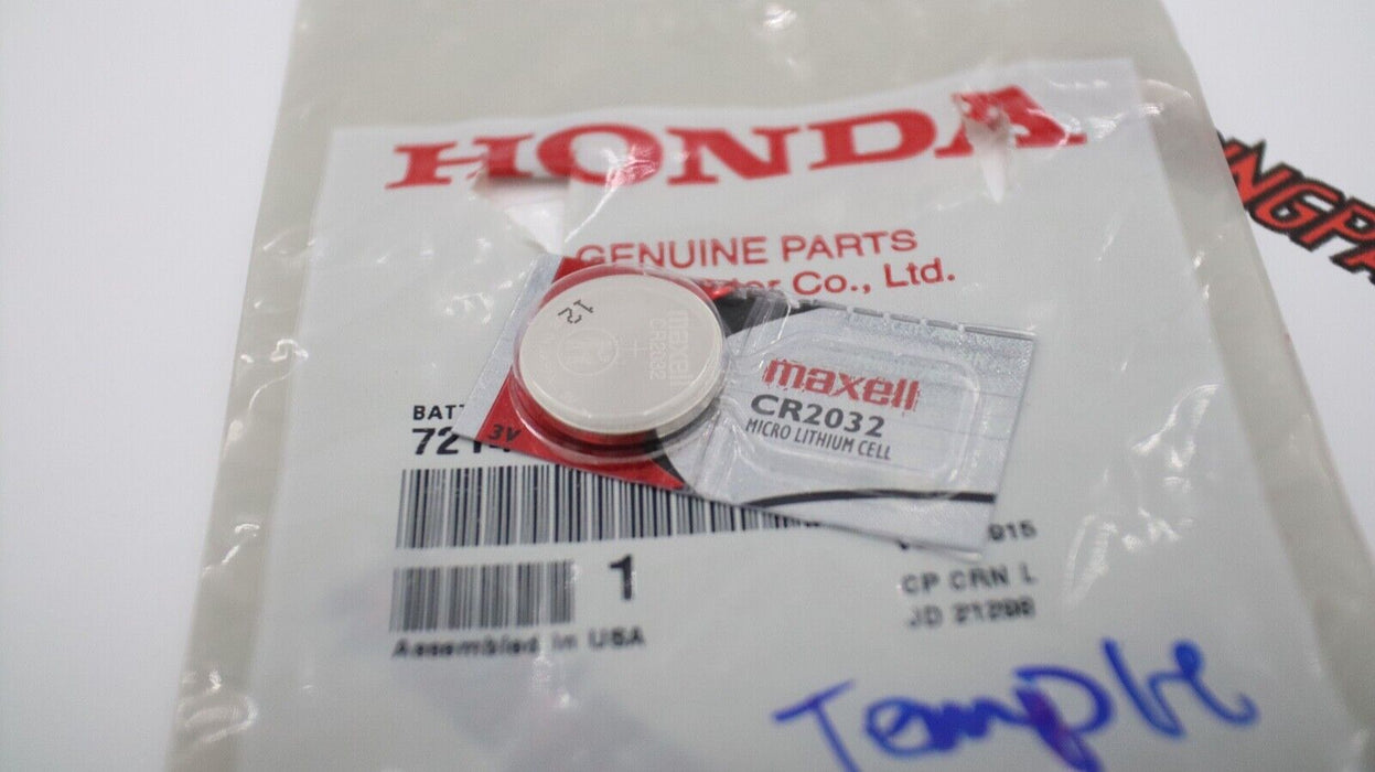 Genuine OEM Honda Smart Key Fob Battery / SMART  CR2032