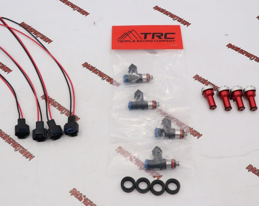 TRC TURBO E85 1300cc FUEL INJECTORS KIT (4) FOR D16 B16 B20 H22 HONDA E85 safe