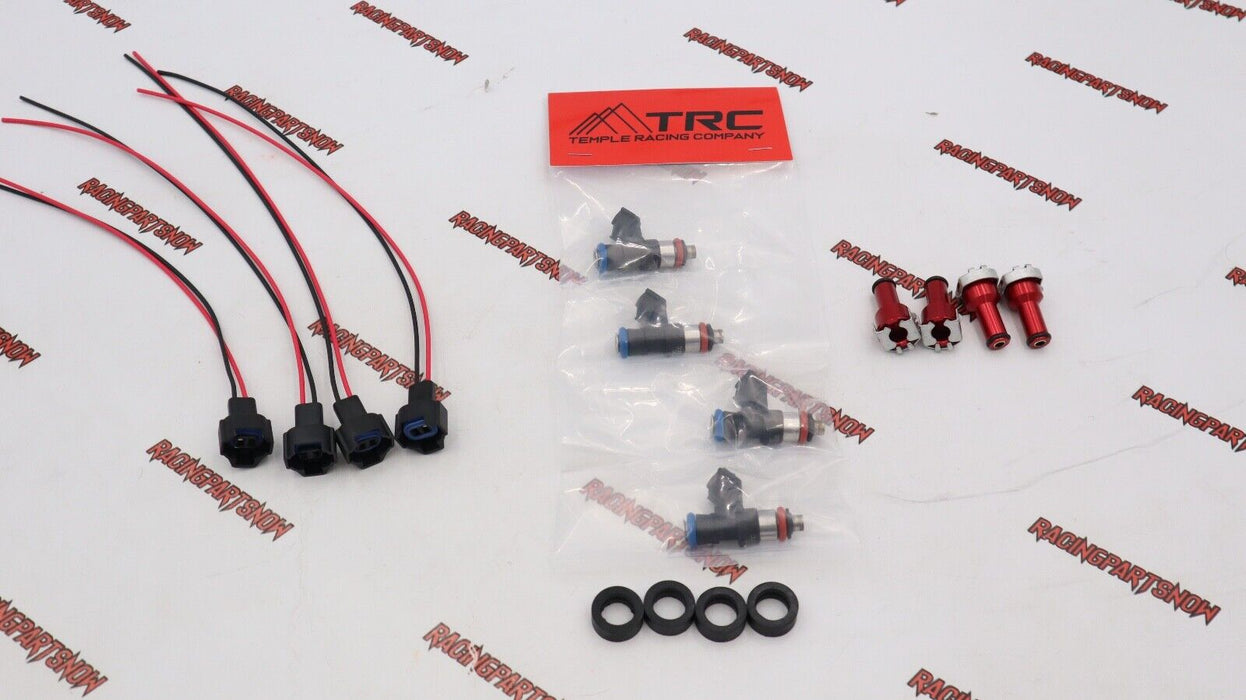 TRC TURBO E85 1300cc FUEL INJECTORS KIT (4) FOR D16 B16 B20 H22 HONDA E85 safe