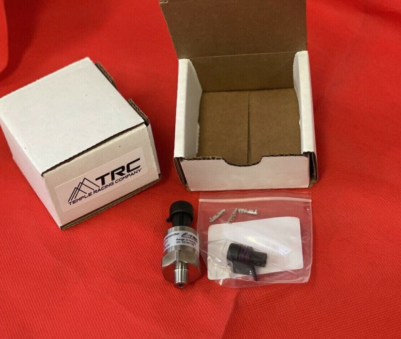 TRC 150PSI Stainless Fuel Oil MAP AIR Pressure Sensor Sender Connector 1/8" NPT