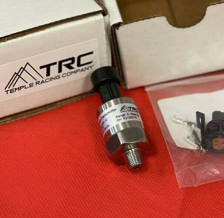 TRC 150PSI Stainless Fuel Oil MAP AIR Pressure Sensor Sender Connector 1/8" NPT