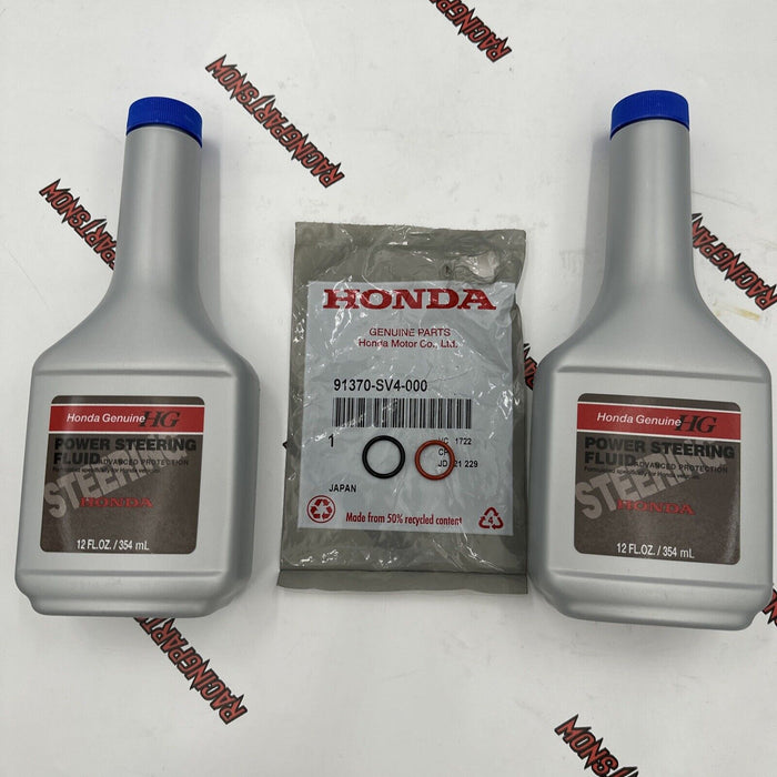 GENUINE HONDA OEM Power Steering Pump Fluid & Pump O-Rings KIT RESEAL NEW SEALED