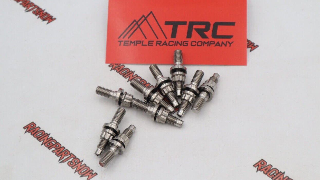 9- TRC B/D/H Series Titanium Raw Finish Manifold Stud Kit for Honda/Acura