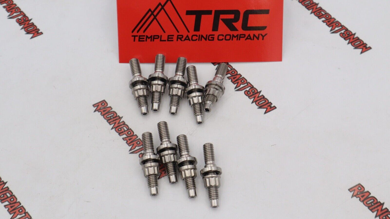 9- TRC B/D/H Series Titanium Raw Finish Manifold Stud Kit for Honda/Acura