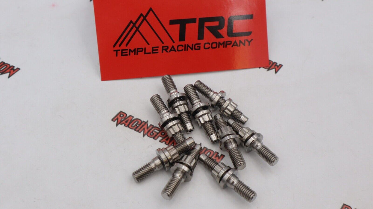 9- TRC B/D/H Series Titanium Raw Finish Manifold Stud Kit for Honda/Acura