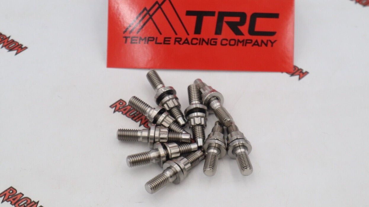 9- TRC B/D/H Series Titanium Raw Finish Manifold Stud Kit for Honda/Acura