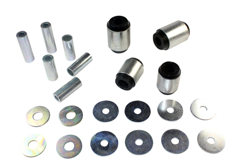 Whiteline Plus 02-09 Lexus GX470 / 06+ Toyota FJ Cruiser Fr C/A - Lwr Inner Front & Rear Bushing Kit